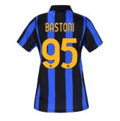 Billige Inter Milan Alessandro Bastoni #95 Hjemmebanetrøje Dame 2026-27 Kort ærmer