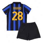 Billige Inter Milan Benjamin Pavard #28 Hjemmebanetrøje Børn 2026-27 Kort ærmer (+ bukser)