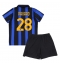 Billige Inter Milan Benjamin Pavard #28 Hjemmebanetrøje Børn 2026-27 Kort ærmer (+ bukser)