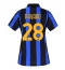 Billige Inter Milan Benjamin Pavard #28 Hjemmebanetrøje Dame 2026-27 Kort ærmer
