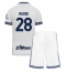 Billige Inter Milan Benjamin Pavard #28 Udebanetrøje Børn 2024-25 Kort ærmer (+ bukser)