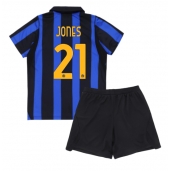 Billige Inter Milan Curtis Jones #21 Hjemmebanetrøje Børn 2026-27 Kort ærmer (+ bukser)