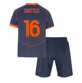 Billige Inter Milan Davide Frattesi #16 Tredje trøje Børn 2025-26 Kort ærmer (+ bukser)