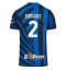 Billige Inter Milan Denzel Dumfries #2 Hjemmebanetrøje 2024-25 Kort ærmer
