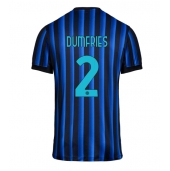 Billige Inter Milan Denzel Dumfries #2 Hjemmebanetrøje 2025-26 Kort ærmer