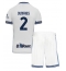 Billige Inter Milan Denzel Dumfries #2 Udebanetrøje Børn 2024-25 Kort ærmer (+ bukser)