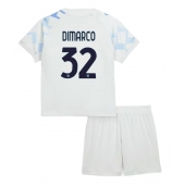 Billige Inter Milan Federico Dimarco #32 Udebanetrøje Børn 2025-26 Kort ærmer (+ bukser)