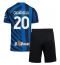 Billige Inter Milan Hakan Calhanoglu #20 Hjemmebanetrøje Børn 2024-25 Kort ærmer (+ bukser)