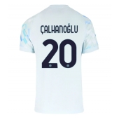 Billige Inter Milan Hakan Calhanoglu #20 Udebanetrøje 2025-26 Kort ærmer