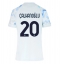 Billige Inter Milan Hakan Calhanoglu #20 Udebanetrøje Dame 2025-26 Kort ærmer