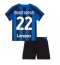 Billige Inter Milan Henrikh Mkhitaryan #22 Hjemmebanetrøje Børn 2022-23 Kort ærmer (+ bukser)