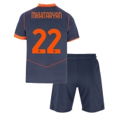 Billige Inter Milan Henrikh Mkhitaryan #22 Tredje trøje Børn 2025-26 Kort ærmer (+ bukser)