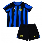 Billige Inter Milan Hjemmebanetrøje Børn 2023-24 Kort ærmer (+ bukser)