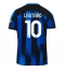 Billige Inter Milan Lautaro Martinez #10 Hjemmebanetrøje 2023-24 Kort ærmer