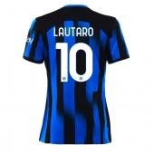 Billige Inter Milan Lautaro Martinez #10 Hjemmebanetrøje Dame 2023-24 Kort ærmer