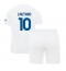 Billige Inter Milan Lautaro Martinez #10 Udebanetrøje Børn 2023-24 Kort ærmer (+ bukser)