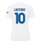 Billige Inter Milan Lautaro Martinez #10 Udebanetrøje Dame 2023-24 Kort ærmer