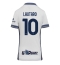 Billige Inter Milan Lautaro Martinez #10 Udebanetrøje Dame 2024-25 Kort ærmer