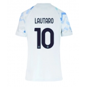 Billige Inter Milan Lautaro Martinez #10 Udebanetrøje Dame 2025-26 Kort ærmer