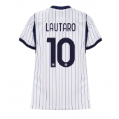 Billige Inter Milan Lautaro Martinez #10 Udebanetrøje Dame 2026-27 Kort ærmer
