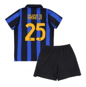 Billige Inter Milan Manuel Akanji #25 Hjemmebanetrøje Børn 2026-27 Kort ærmer (+ bukser)