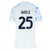 Billige Inter Milan Manuel Akanji #25 Udebanetrøje Dame 2025-26 Kort ærmer