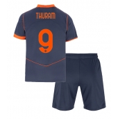 Billige Inter Milan Marcus Thuram #9 Tredje trøje Børn 2025-26 Kort ærmer (+ bukser)