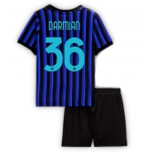 Billige Inter Milan Matteo Darmian #36 Hjemmebanetrøje Børn 2025-26 Kort ærmer (+ bukser)