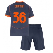 Billige Inter Milan Matteo Darmian #36 Tredje trøje Børn 2025-26 Kort ærmer (+ bukser)