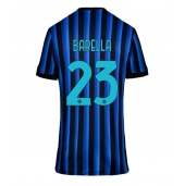 Billige Inter Milan Nicolo Barella #23 Hjemmebanetrøje Dame 2025-26 Kort ærmer