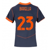 Billige Inter Milan Nicolo Barella #23 Tredje trøje Dame 2025-26 Kort ærmer