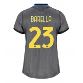 Billige Inter Milan Nicolo Barella #23 Tredje trøje Dame 2026-27 Kort ærmer