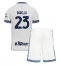 Billige Inter Milan Nicolo Barella #23 Udebanetrøje Børn 2024-25 Kort ærmer (+ bukser)