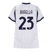Billige Inter Milan Nicolo Barella #23 Udebanetrøje Dame 2026-27 Kort ærmer