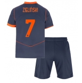 Billige Inter Milan Piotr Zielinski #7 Tredje trøje Børn 2025-26 Kort ærmer (+ bukser)