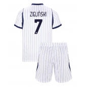 Billige Inter Milan Piotr Zielinski #7 Udebanetrøje Børn 2026-27 Kort ærmer (+ bukser)