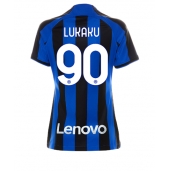 Billige Inter Milan Romelu Lukaku #90 Hjemmebanetrøje Dame 2022-23 Kort ærmer