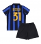 Billige Inter Milan Yann Bisseck #31 Hjemmebanetrøje Børn 2026-27 Kort ærmer (+ bukser)
