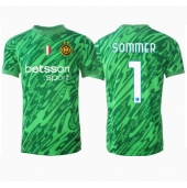 Billige Inter Milan Yann Sommer #1 Målmand Hjemmebanetrøje 2024-25 Kort ærmer