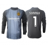 Billige Inter Milan Yann Sommer #1 Målmand Hjemmebanetrøje 2025-26 Lange ærmer