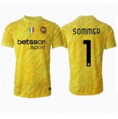 Billige Inter Milan Yann Sommer #1 Målmand Udebanetrøje 2024-25 Kort ærmer