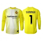Billige Inter Milan Yann Sommer #1 Målmand Udebanetrøje 2025-26 Lange ærmer