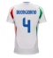 Billige Italien Alessandro Buongiorno #4 Udebanetrøje EM 2024 Kort ærmer