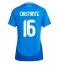 Billige Italien Bryan Cristante #16 Hjemmebanetrøje Dame EM 2024 Kort ærmer