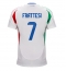 Billige Italien Davide Frattesi #7 Udebanetrøje EM 2024 Kort ærmer