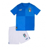 Billige Italien Hjemmebanetrøje Børn 2022 Kort ærmer (+ bukser)