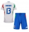 Billige Italien Matteo Darmian #13 Udebanetrøje Børn EM 2024 Kort ærmer (+ bukser)
