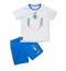 Billige Italien Udebanetrøje Børn 2022 Kort ærmer (+ bukser)