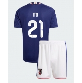 Billige Japan Hiroki Ito #21 Hjemmebanetrøje Børn VM 2026 Kort ærmer (+ bukser)