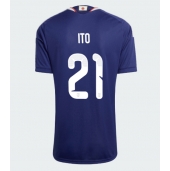 Billige Japan Hiroki Ito #21 Hjemmebanetrøje Dame VM 2026 Kort ærmer